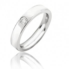Diamond Ring Solitaire Gents Band