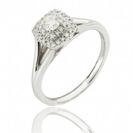 Diamond Ring Square Cluster