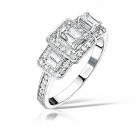 Cluster Diamond Ring