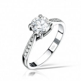 4 Claw Solitaire Diamond Ring