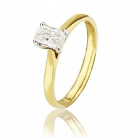 4 Claw Wedfit Solitaire Diamond Ring
