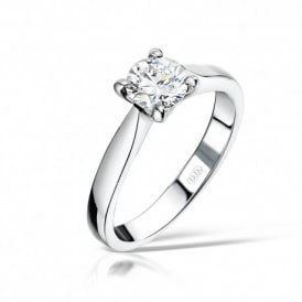 4 Claw Solitaire Diamond Ring