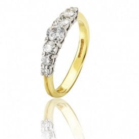Diamond Band 7 Stone Graduated