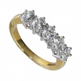 5 Stone Eternity Diamond Ring