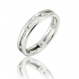 Diamond Ring Open Dial Band