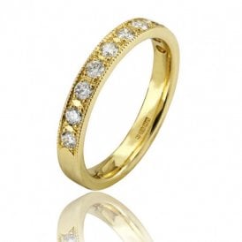 Diamond Ring 10 Stone Eternity