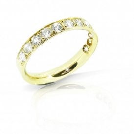 18ct Yellow Gold Milgrain Style Ring