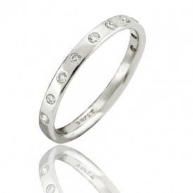 Diamond Ring Platinum Band
