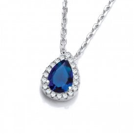 J Jaz Dinah Blue Pendant JZPD082