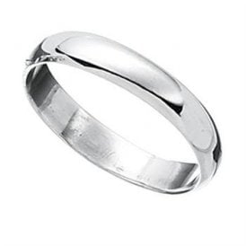 Sterling Silver Plain Band R131
