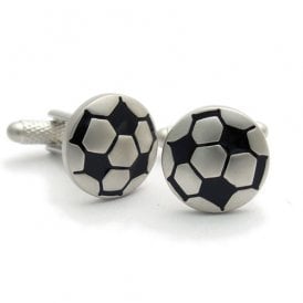 Onyx Art Football Cufflinks CK11