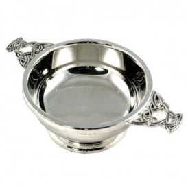 Celtic Chrome Plated Quaich QA3SP