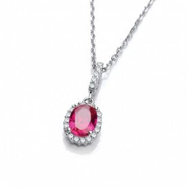 J Jaz Stella Red Pendant JZPD077