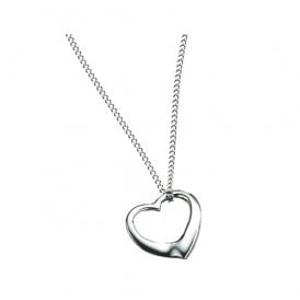 Beginnings Slip On Heart Pendant and Chain P353