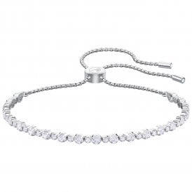 Swarovski Matrix Rhodium Plated Tennis Bracelet 5465384