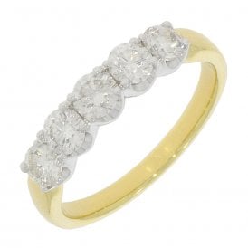 Diamond Eternity Ring 5 Stone