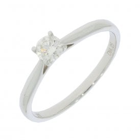 Solitaire 4 Claw Diamond Ring