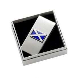 Onyx Art Silver Scottish Flag Money Clip MC01