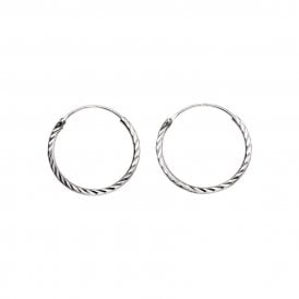 Twisted Hoop Earrings H248