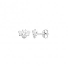 Sterling Silver Bumble Bee Earrings SE364C