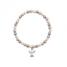 Pearl and Sterling Silver Angel Bracelet SBR171A