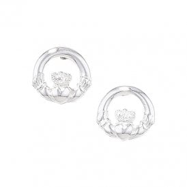 Claddagh Stud Earrings S220
