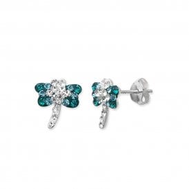 Crystal Dragonfly Earrings SE494B