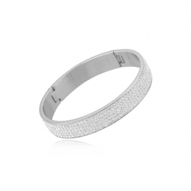 Swarovski Crystal Stainless Steel Bangle
