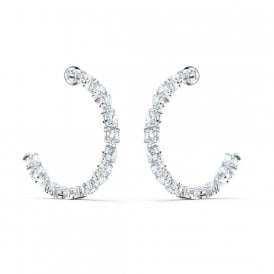 Swarovski Tennis Deluxe Mixed Hoop Pierced Earrings 5562128
