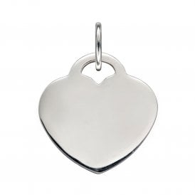 Engravable Heart Pendant P4830 by Beginnings