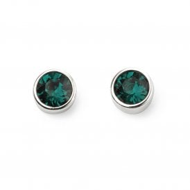 May Birthstone Stud Earrings E4926G by Beginnings