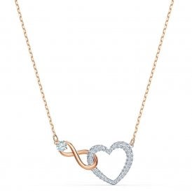 Swarovski Hyperbola Infinity Heart Necklace 5518865
