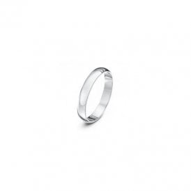 Classic White Gold Wedding Band
