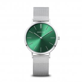 Bering Ladies Classic Polished Silver Watch 14134-008