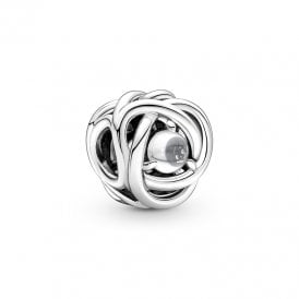 Pandora April Birthstone Eternity Circle Charm 790064C01
