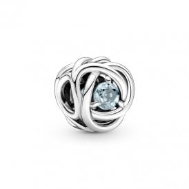 Pandora March Birthstone Eternity Circle Charm 790065C09