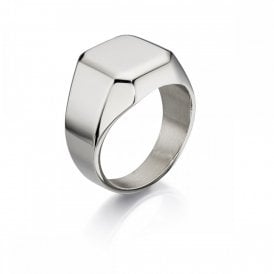 Fred Bennett Men's Stainless Steel Plain Ring R3412