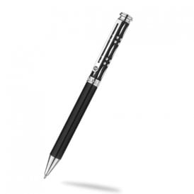 Seagems Diamonte Cut Black Ball Pen 0822X