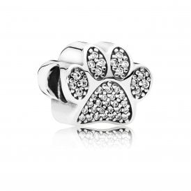 Pandora Sparkling Paw Print Charm 791714CZ