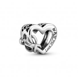 Pandora Love You Mum Infinity Heart Charm 798825C00