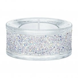 Swarovski Shimmer Silver Tone Tea Light Holder 5428722