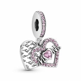 Pandora Heart & Mum Dangle Charm 799402C01