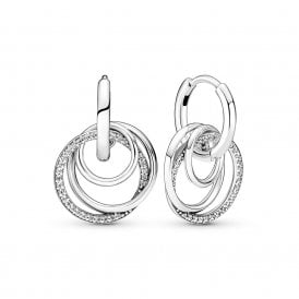 Pandora Family Always Encircled Hoop Earrings 291156C01