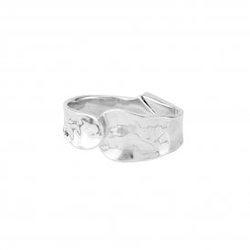 UNOde50 Waves Silver Plated Large Bangle PUL1806MTL0000L