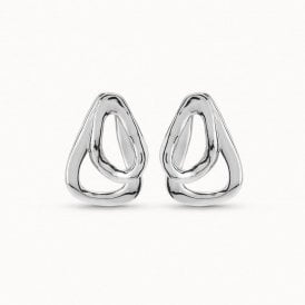 UNOde50 Connected Silver Plated Earrings PEN0740MTL0000U