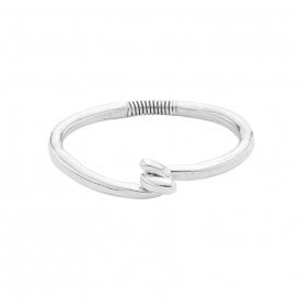 UNOde50 Large Silver Plated Venus Bangle PUL1876MTL0000L