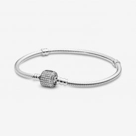 Pandora Moments Sparkling Pavé Snake Chain Bracelet 590723CZ