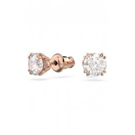 Swarovski Stilla Rose Gold Tone Plated Stud Earrings 5638801