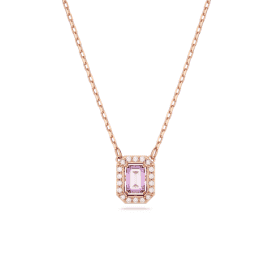 Swarovski Una Rose Gold Tone Plated Necklace 5640291