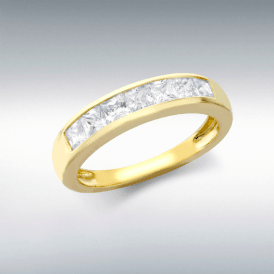 Yellow Gold Princess Band